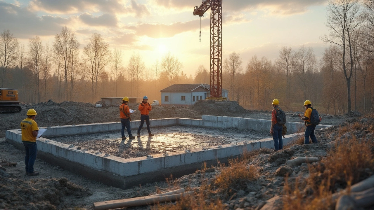 Что делать после заливки фундамента: пошаговый разбор