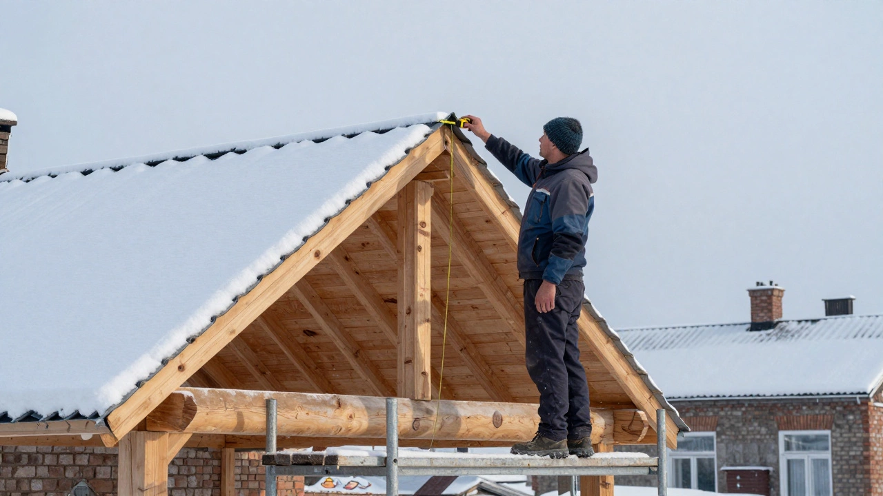 Как посчитать угол наклона кровли: простая формула и практические примеры