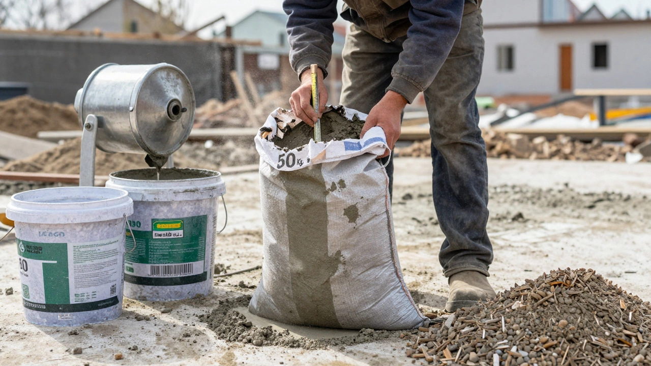 Сколько бетона получается из 50 кг цемента: точный расчет по пропорциям