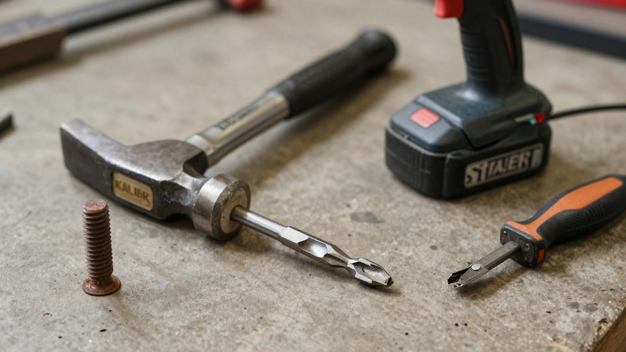 Сравнение качественного инструмента и подделки: Wera, Калибр и сломанный пластиковый инструмент.