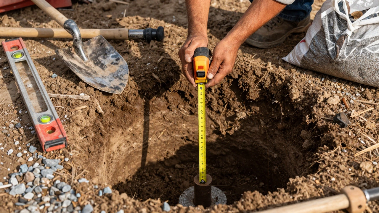 Сколько бетона нужно на одно отверстие для столба: точный расчет для забора и несущих конструкций